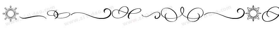MetroScript Swash字体转换